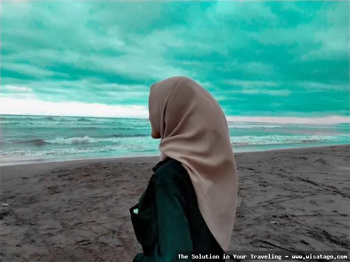 Wisata Pantai Cipatujah, pemandangan indah.