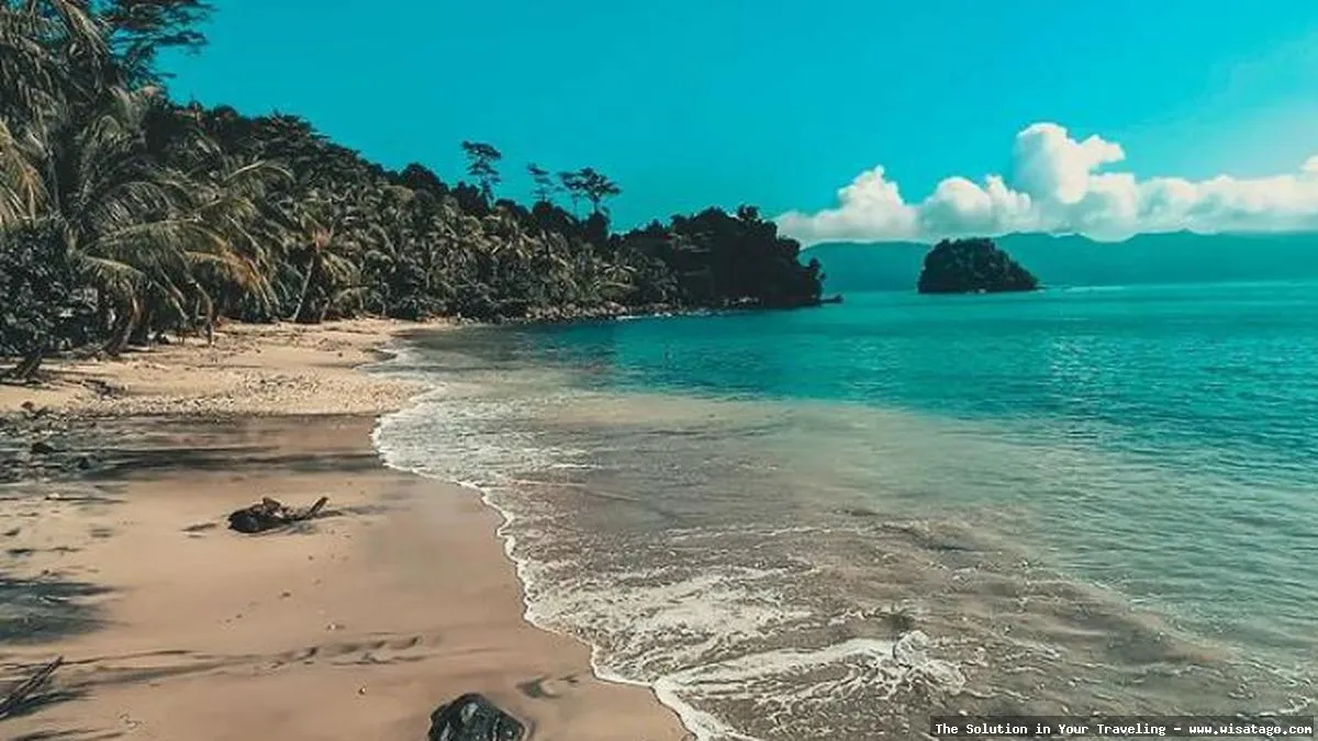 Wisata Pantai Indah Sergang Laut memukau