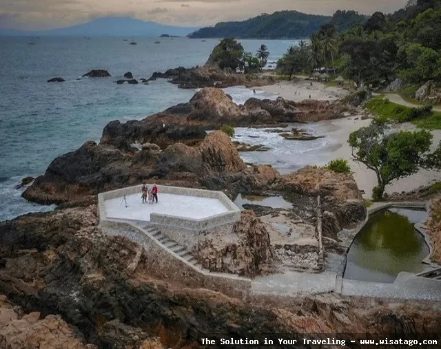 wisata Pantai Marina Kalianda yang indah