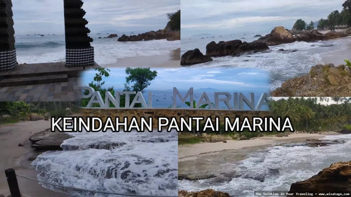 wisata Pantai Marina Kalianda yang indah