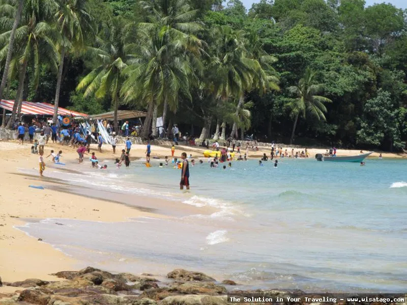 wisata Pantai Melur Batam yang indah