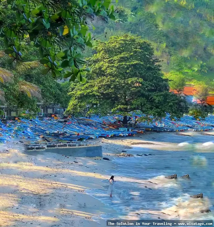 wisata Pantai Menganti di Kebumen indah
