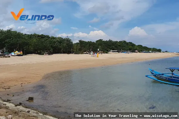 Wisata Pantai Mertasari, pasir putih indah
