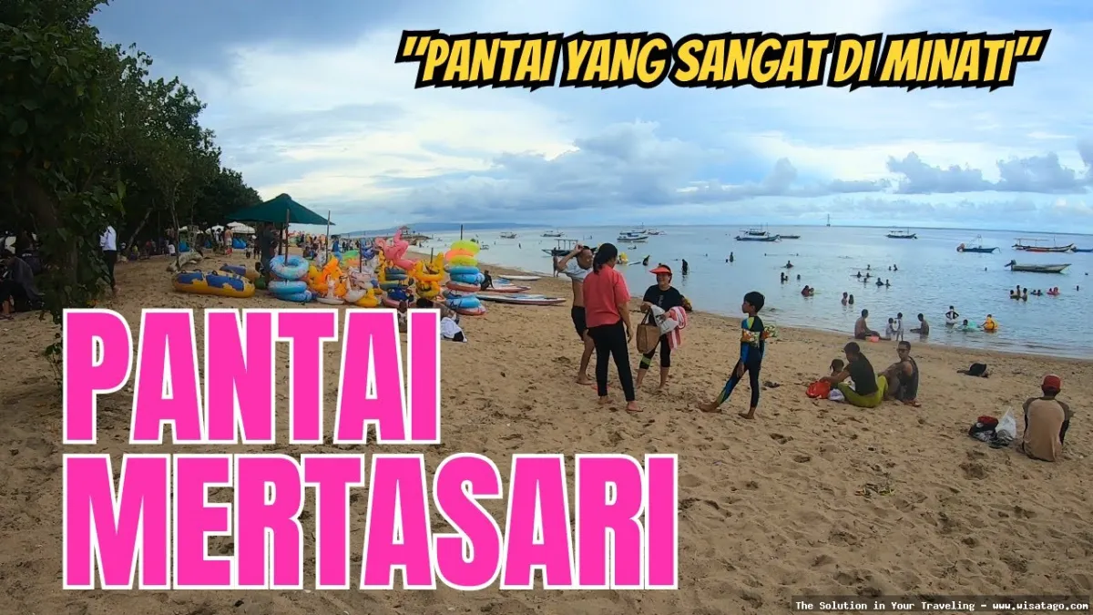 Wisata Pantai Mertasari: pasir putih memukau