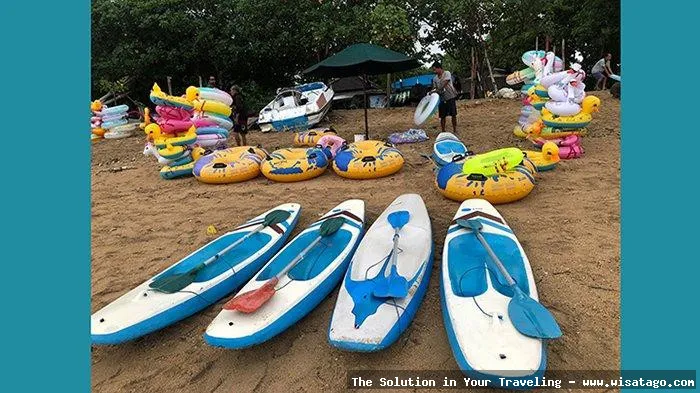 wisata Pantai Mertasari: pasir putih memukau