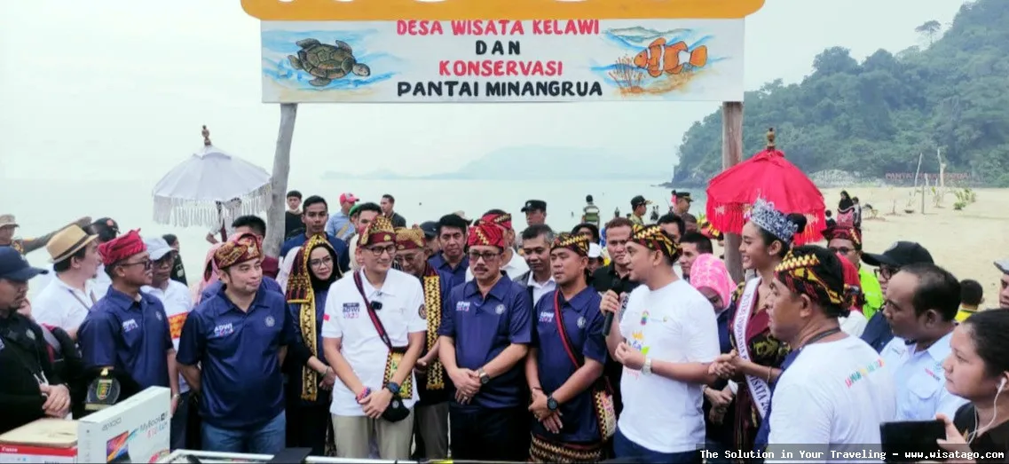 Wisata Pantai Minang Rua yang indah