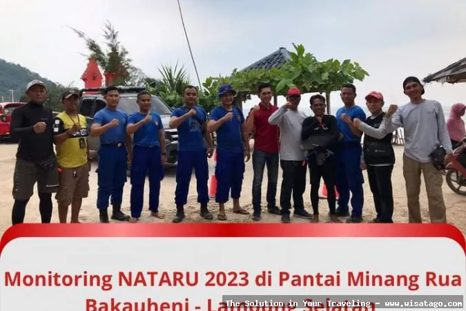 Wisata Pantai Minang Rua yang indah