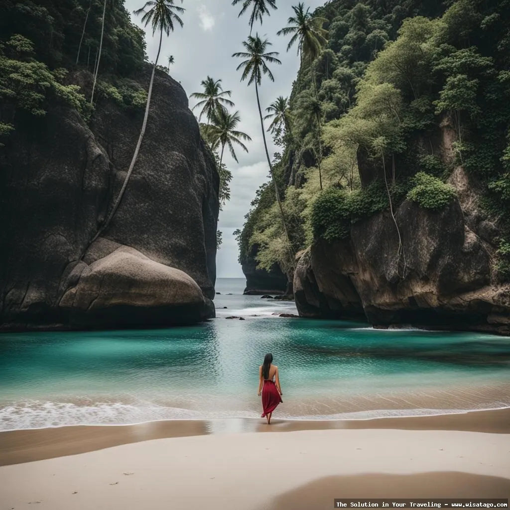 Wisata Pantai Minang Rua yang indah