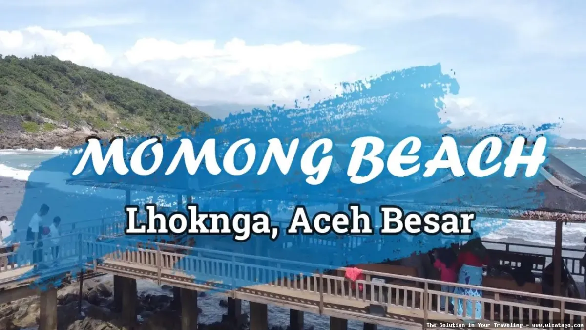 Wisata Pantai Momong yang indah mempesona