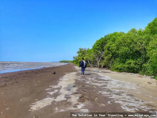 wisata Pantai Muara Beting Bekasi indah