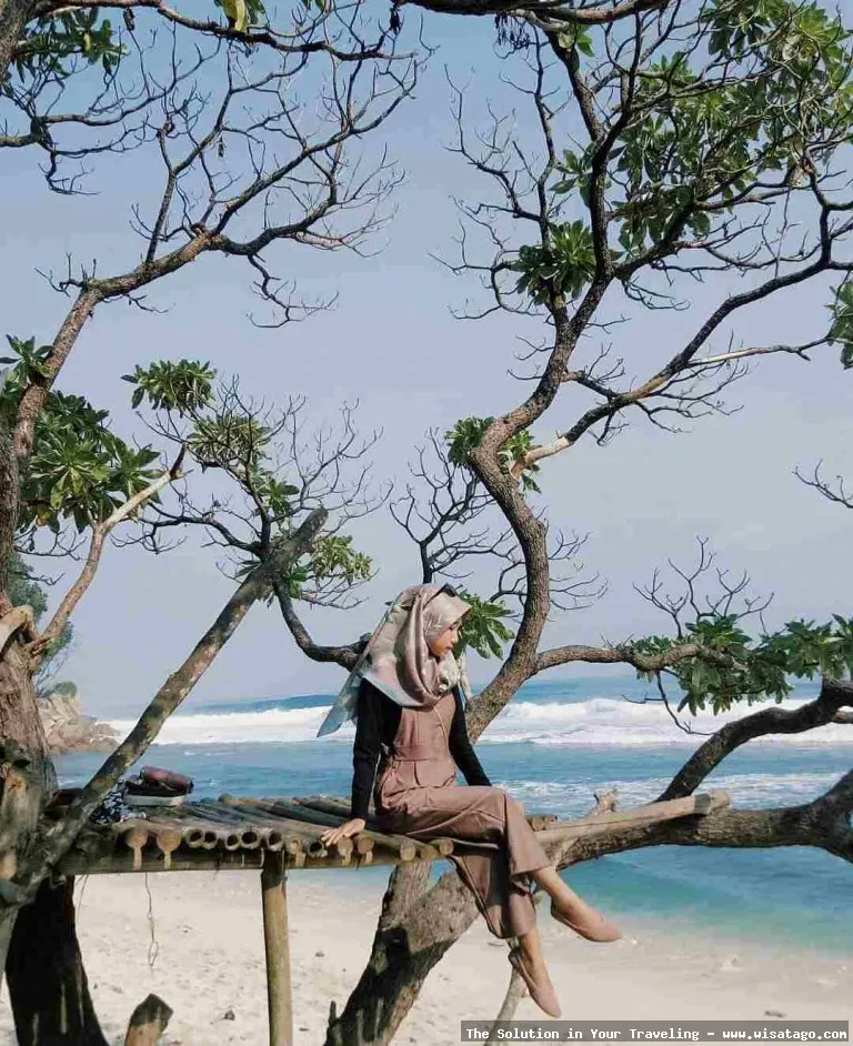 wisata Pantai Ngalur yang menawan