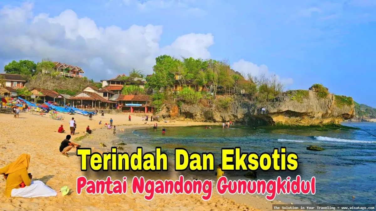 Wisata Pantai Ngandong yang mempesona