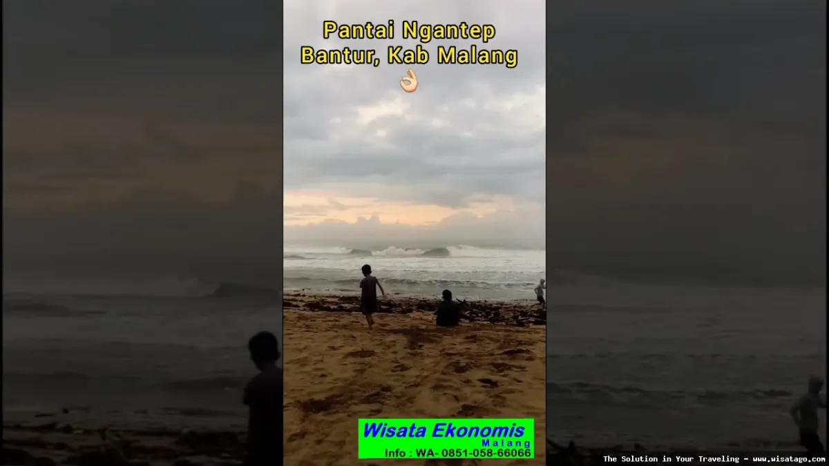 wisata Pantai Ngantep Malang mempesona