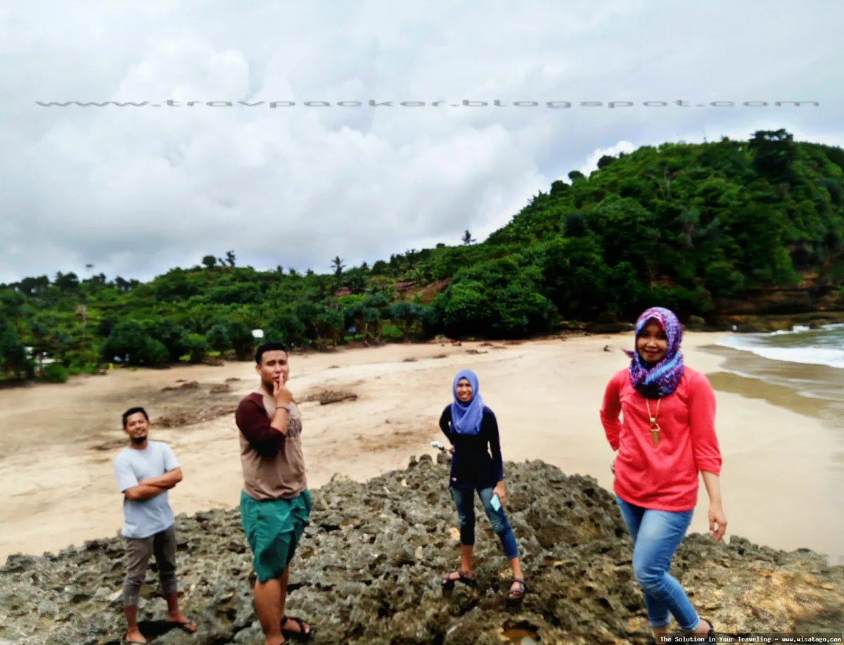 wisata Pantai Ngantep Malang mempesona