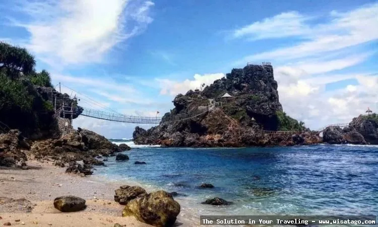 wisata Pantai Nglambor GunungKidul yang mempesona