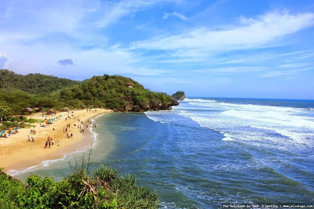 Wisata Pantai Ngliyep Malang mempesona