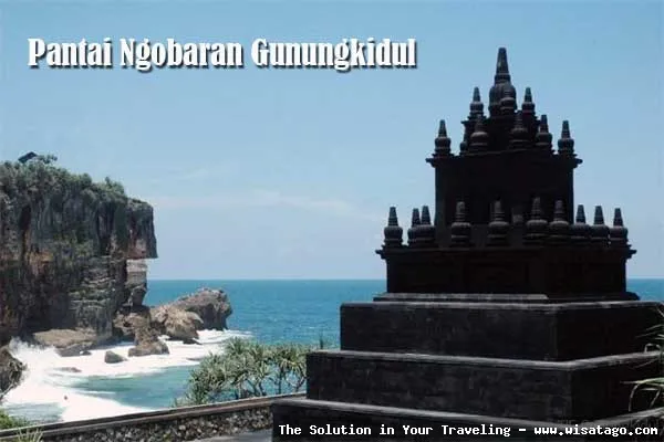 wisata Pantai Ngobaran Gunungkidul mempesona