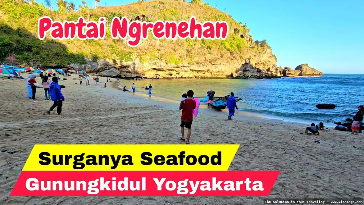 wisata Pantai Ngrenehan Gunungkidul yang indah