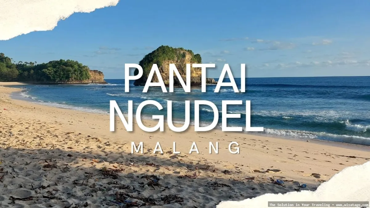 Wisata Pantai Ngudel yang mempesona.