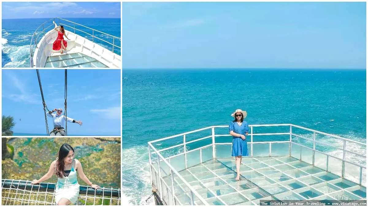 Wisata Pantai Nguluran, tebing karang indah