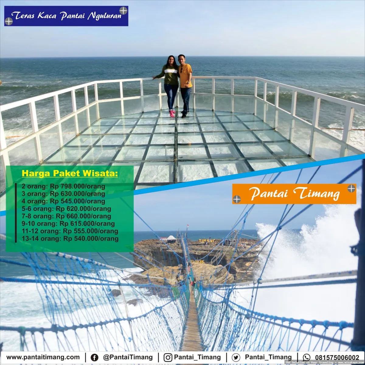 Wisata Pantai Nguluran, tebing karang indah