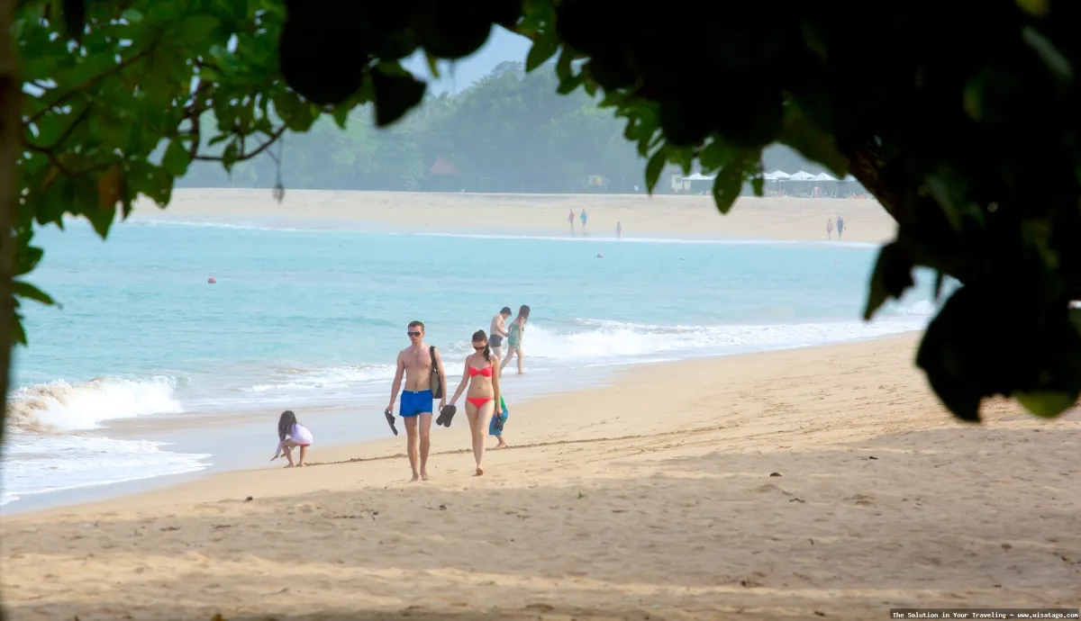 wisata Pantai Nusa Dua, pasir putih
