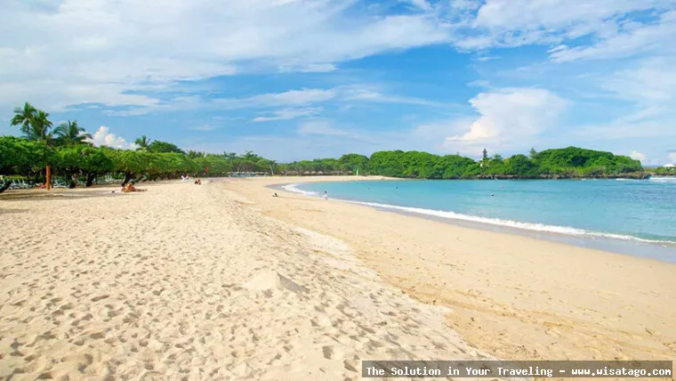 wisata Pantai Nusa Dua, pasir putih