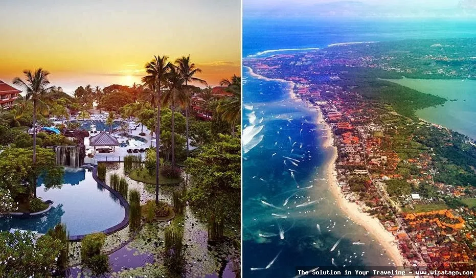wisata Pantai Nusa Dua, pasir putih