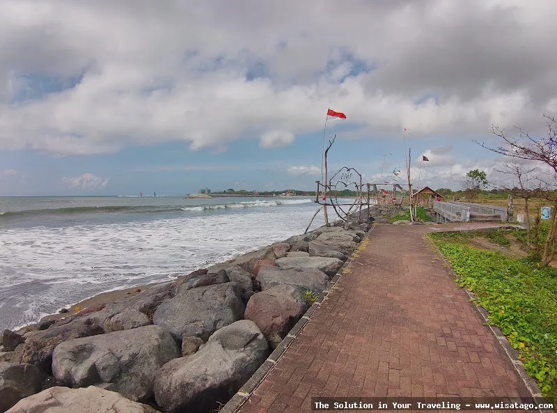 Wisata Pantai Padang Galak nan indah