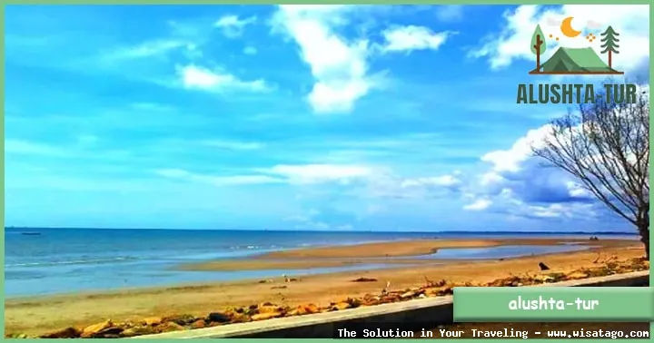 Wisata Pantai Pagatan yang mempesona.