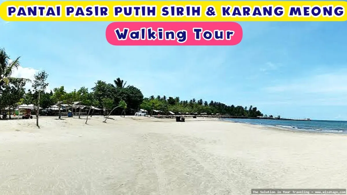 wisata Pantai Pasir Manang yang indah