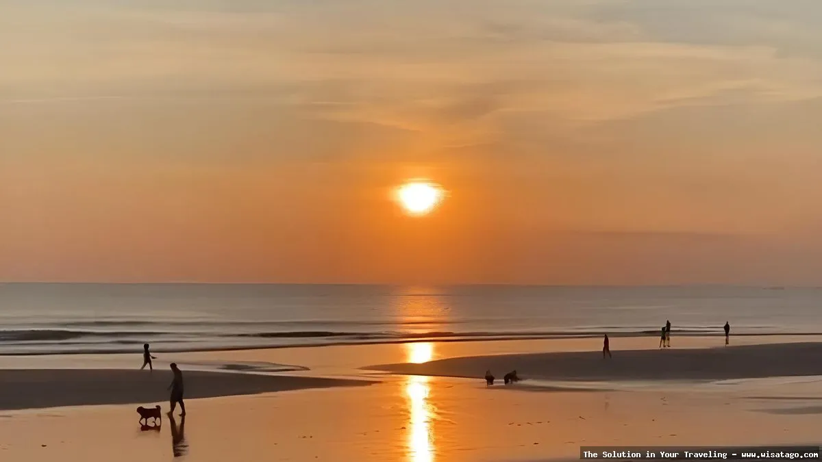 Wisata Pantai Petitenget, pasir yang indah