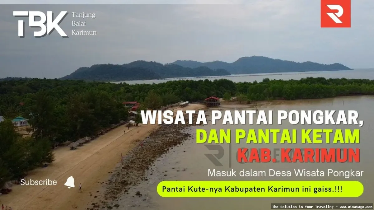 wisata Pantai Pongkar yang mempesona