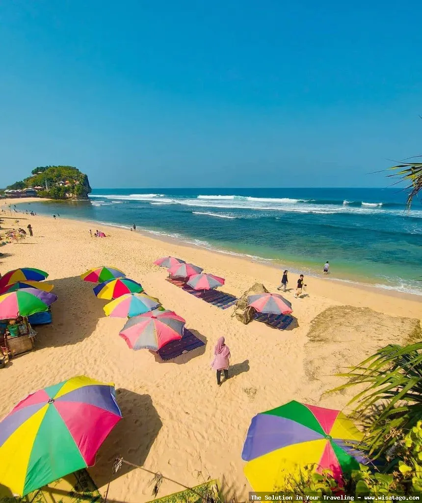 wisata Pantai Pulang Sawal yang indah