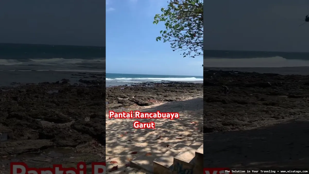 wisata Pantai Rancabuaya Garut yang indah