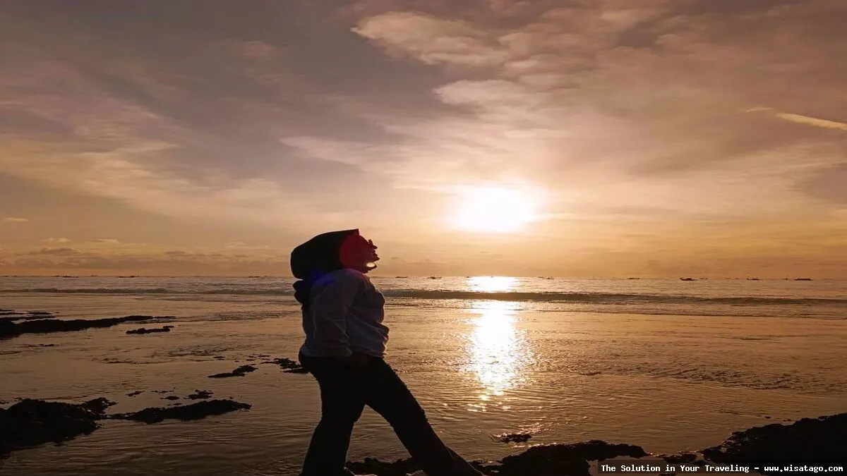 wisata Pantai Rancabuaya Garut yang indah