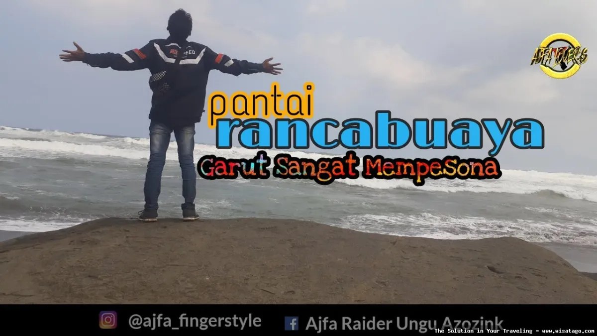 wisata Pantai Rancabuaya Garut yang indah