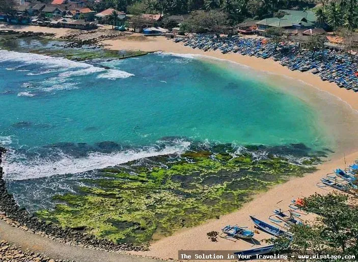 wisata Pantai Rancabuaya Garut yang indah