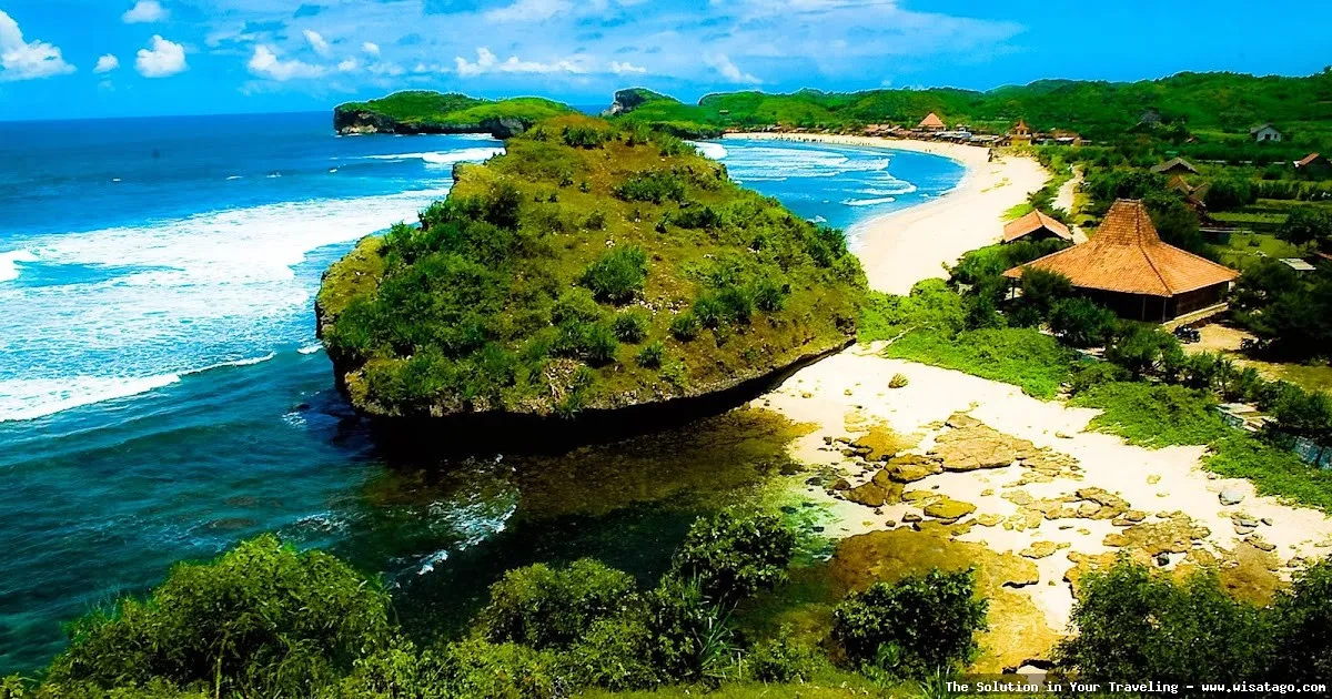 wisata Pantai Sadranan GunungKidul yang indah