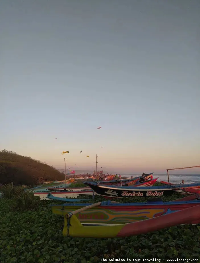 Wisata Pantai Samas, pemandangan menawan.
