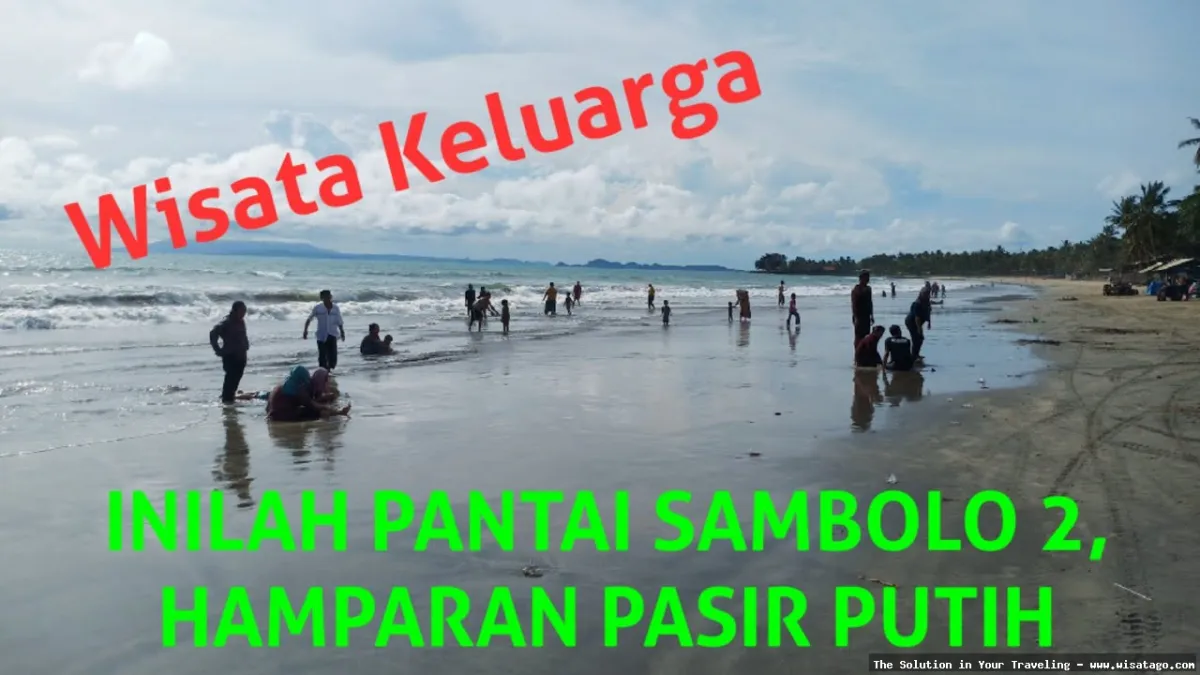 Wisata Pantai Sambolo yang menawan hati
