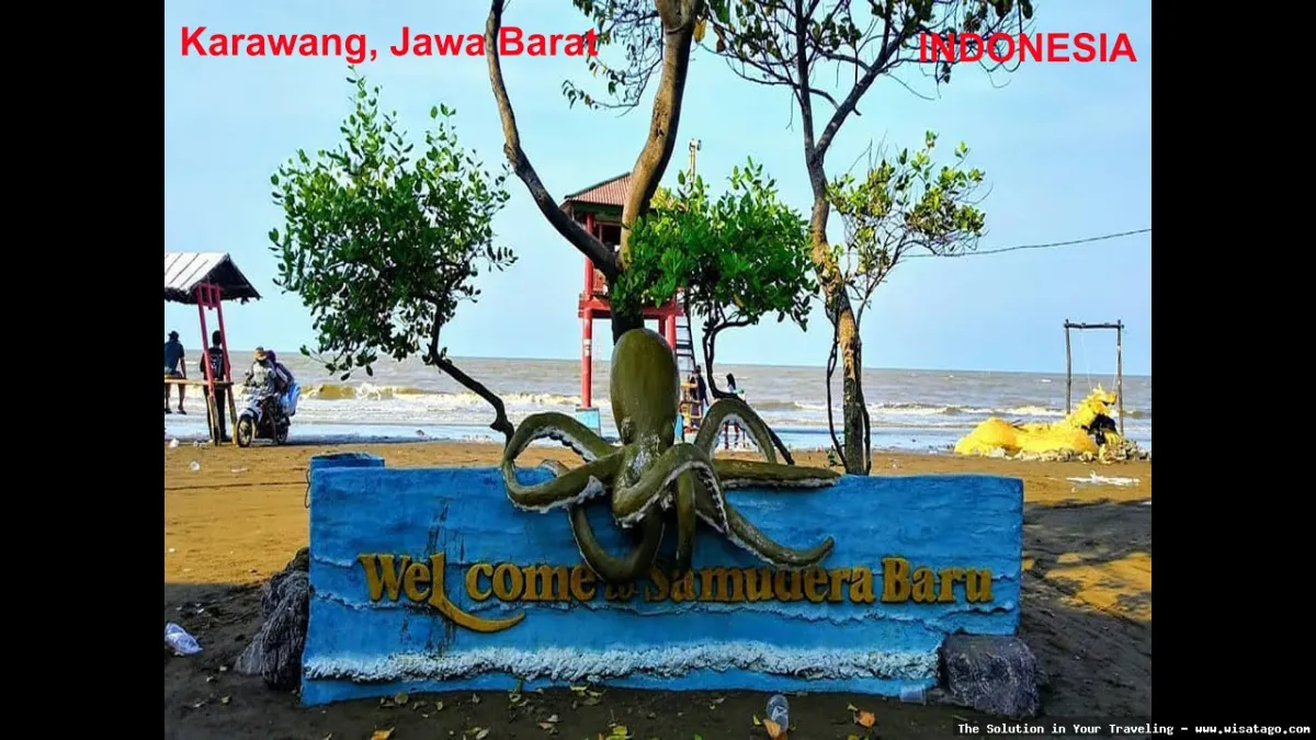 Wisata Pantai Samudera Baru yang indah