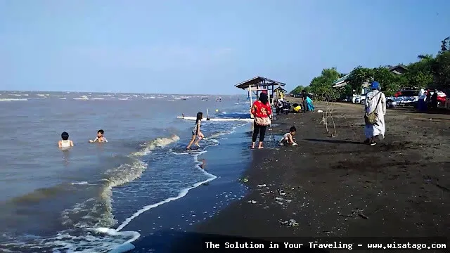 Wisata Pantai Samudera Baru yang indah