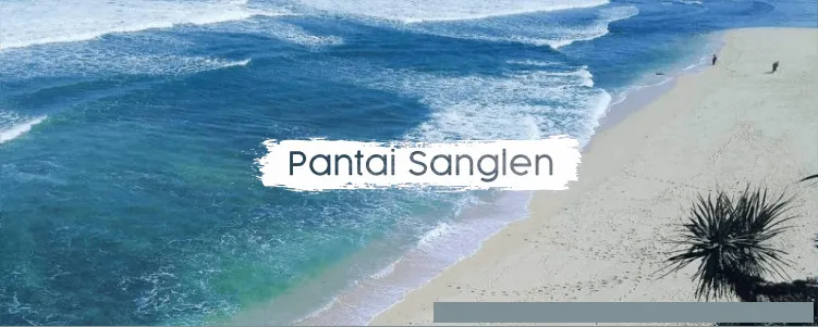 Wisata Pantai Sanglen, pasir putih alami