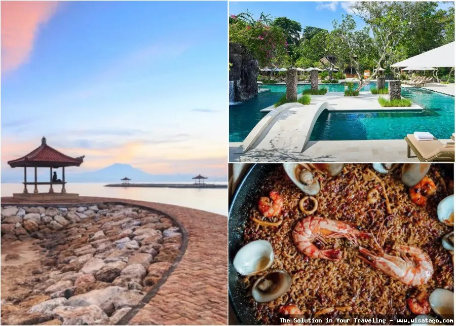 Wisata Pantai Sanur Bali menawan.
