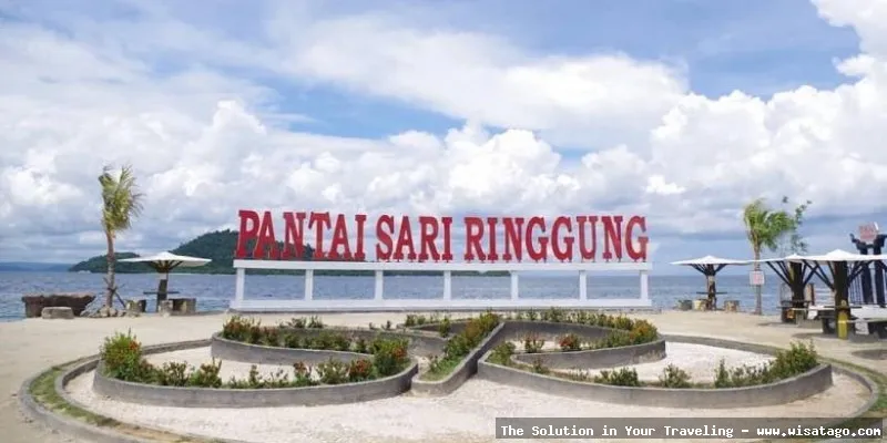 wisata Pantai Sari Ringgung yang indah