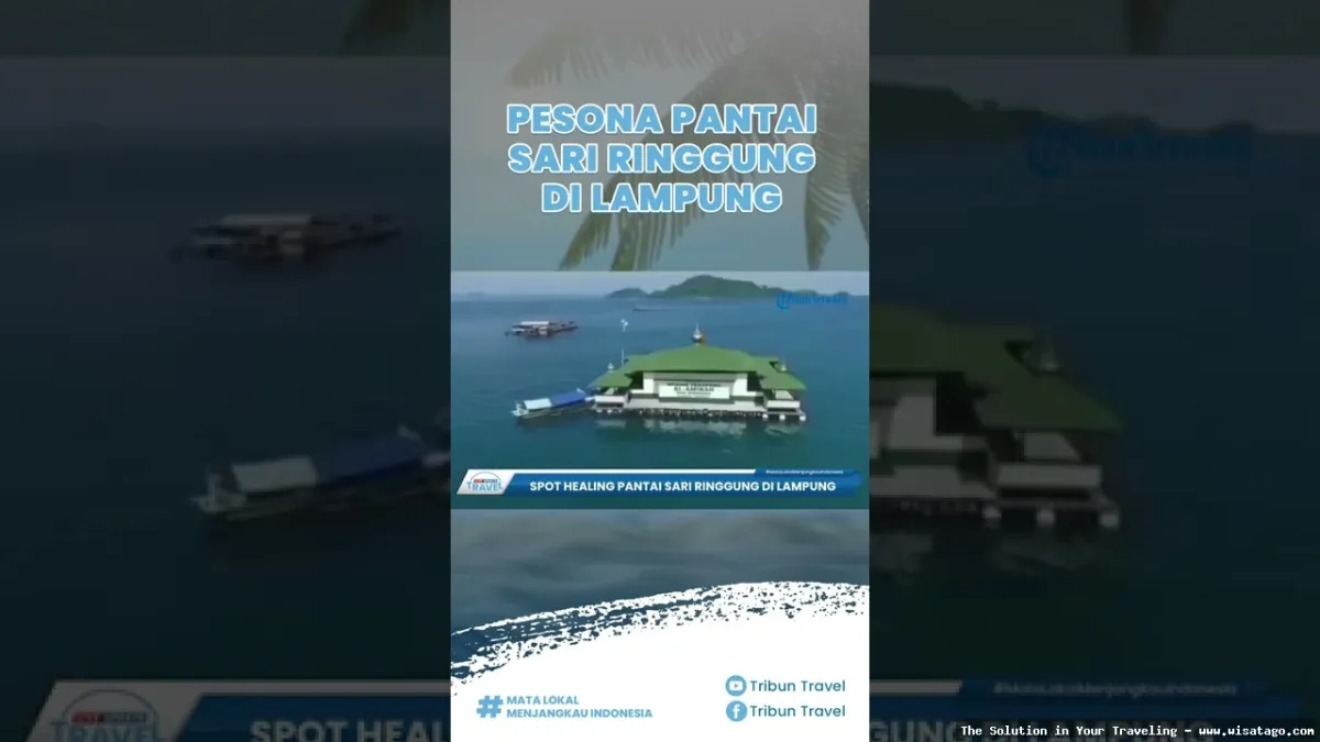wisata Pantai Sari Ringgung yang indah