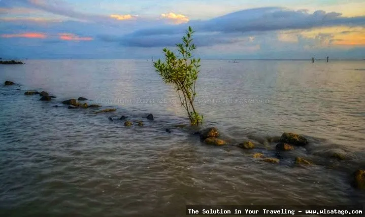 Wisata Pantai Selat Rangsang yang memukau
