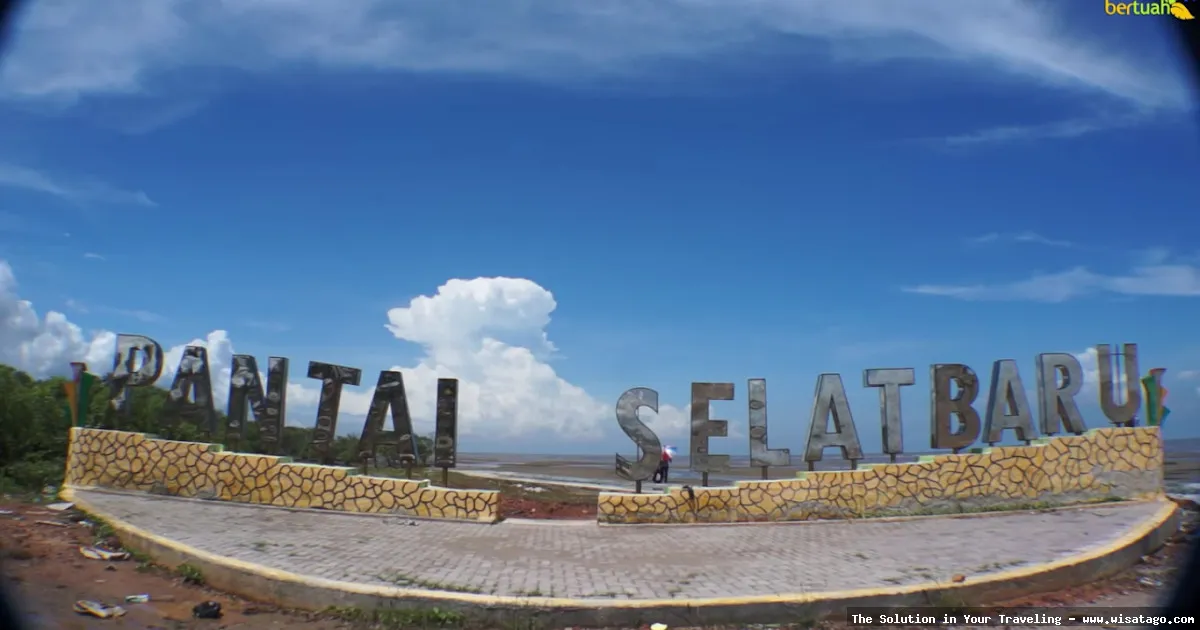 Wisata Pantai Selat Rangsang yang indah