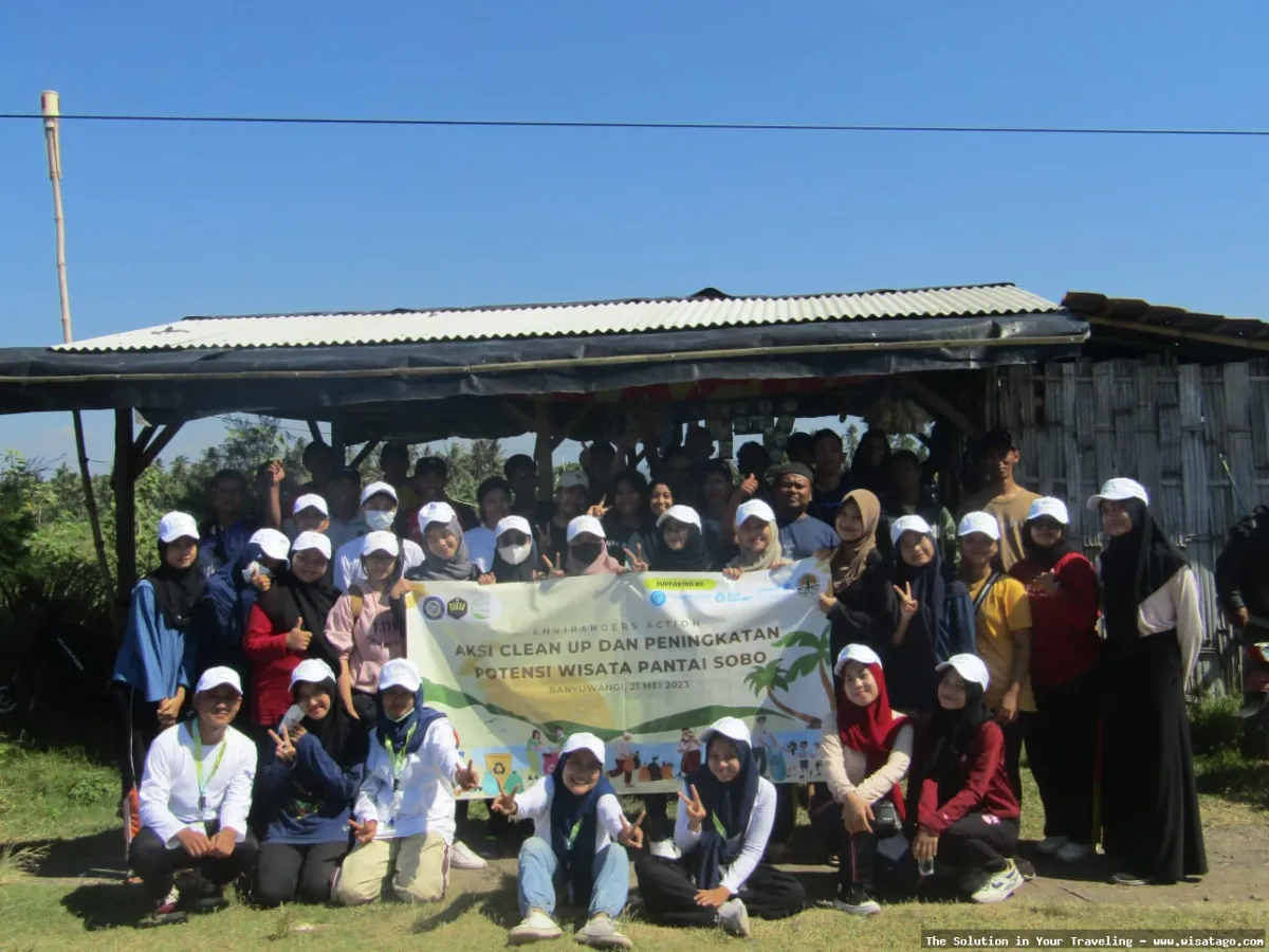 Wisata Pantai Sobo yang menawan.